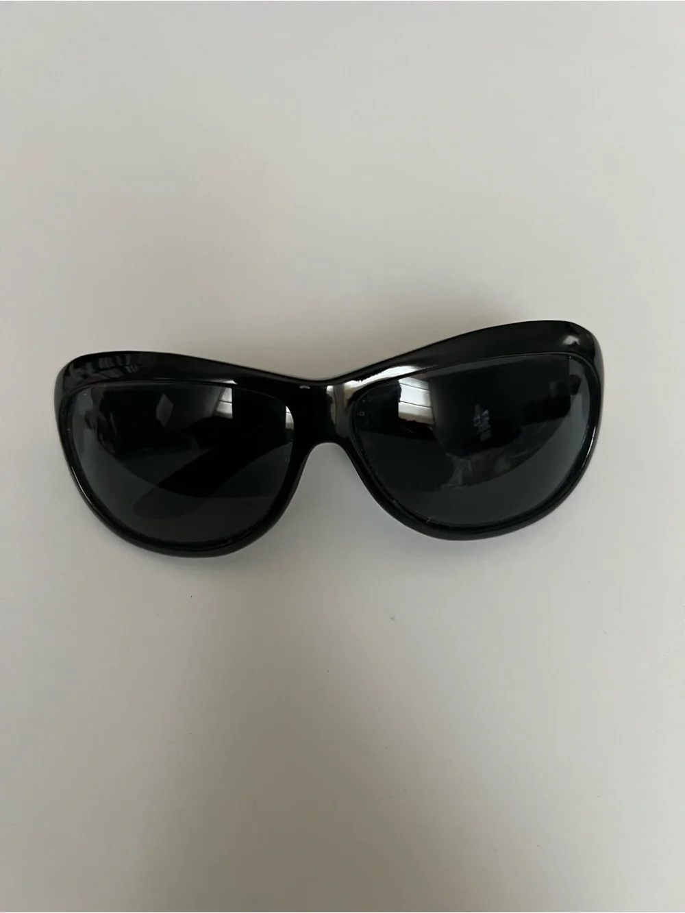 New York & Company Black Wrap Sunglasses